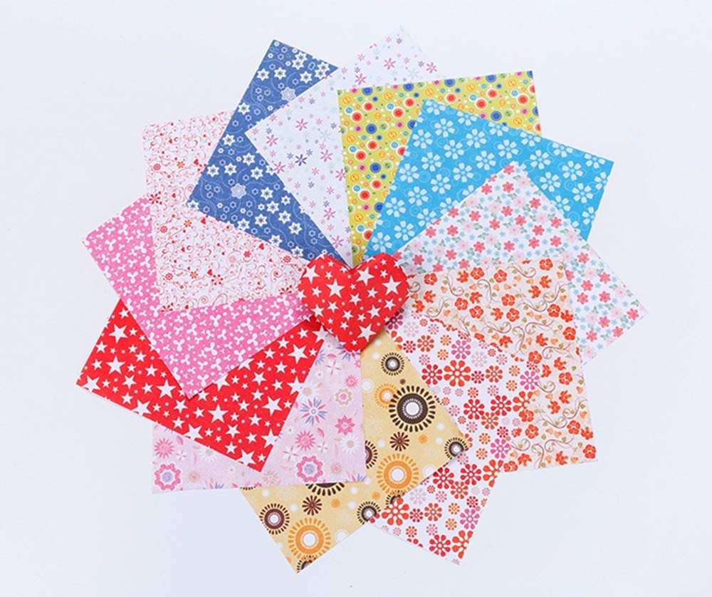 Carta Per Origami Con Fiori Di Ciliegio - 120 Fogli 15x15 Cm, Double Face, 8 Stili Diversi - Foto 9