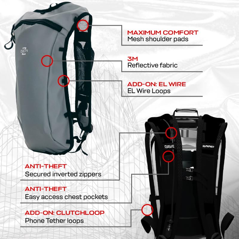Hydration Pack RaveRunneru00ae Anti-Theft Hydration Backpack