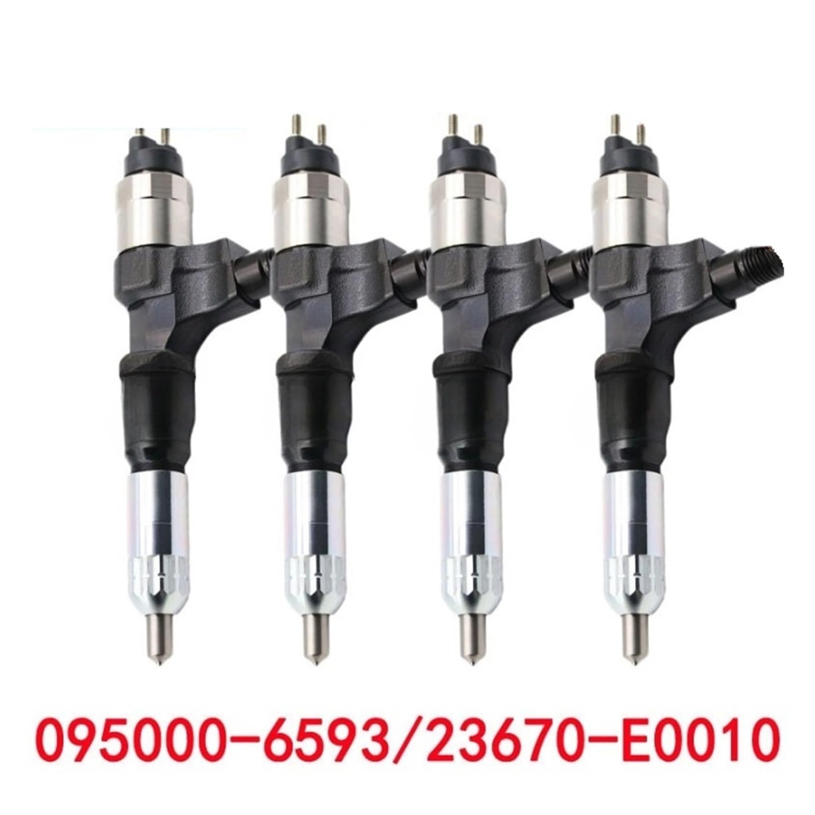CONERY Iniettore di Carburante for Motore Diesel automobilistico, Compatibile for Hino, Gruppo iniettore Pompa Carburante Common Rail J08 095000-6593 23670-E0010 095000-6594