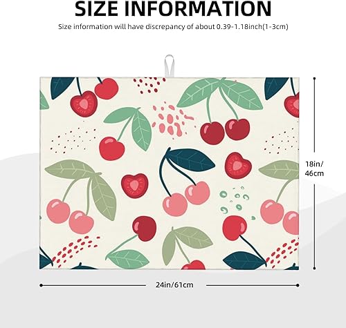 Vista 16 de Tapetes grandes de secado de platos para encimera de cocina, tapete de secado de cocina de microfibra, almohadilla de drenaje XL, tapete absorbente