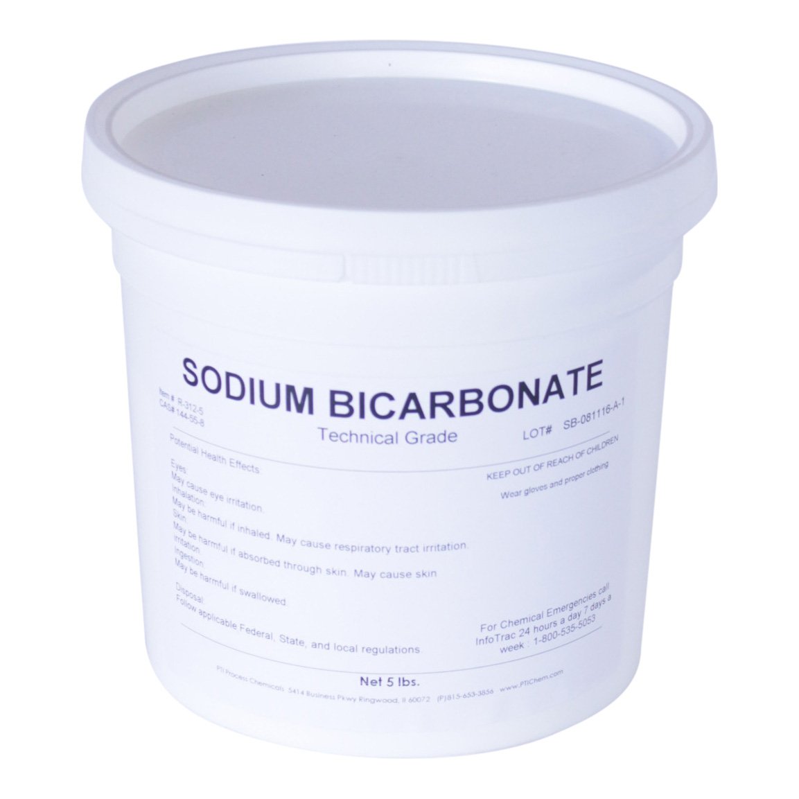 Sodium Bicarbonate - Industrial Grade (5 pounds)