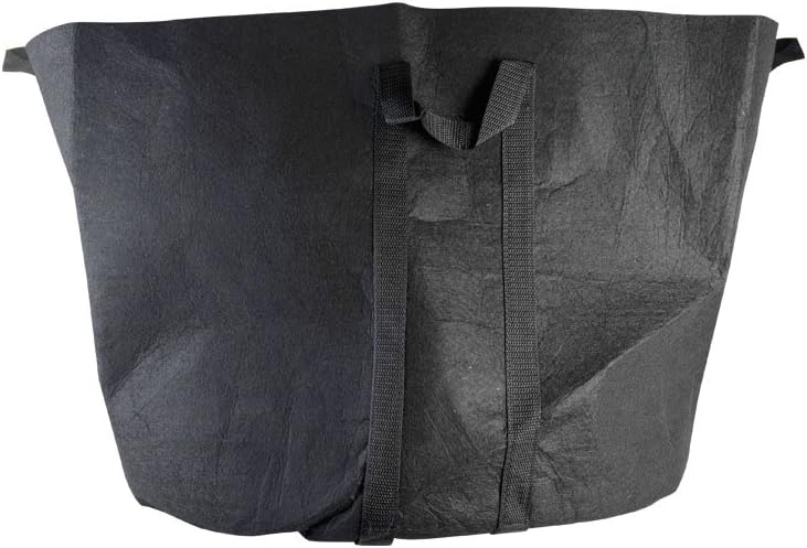 HTG Supply Phat Sacks Indoor/Outdoor 25-Gallon Black Fabric Grow Pot