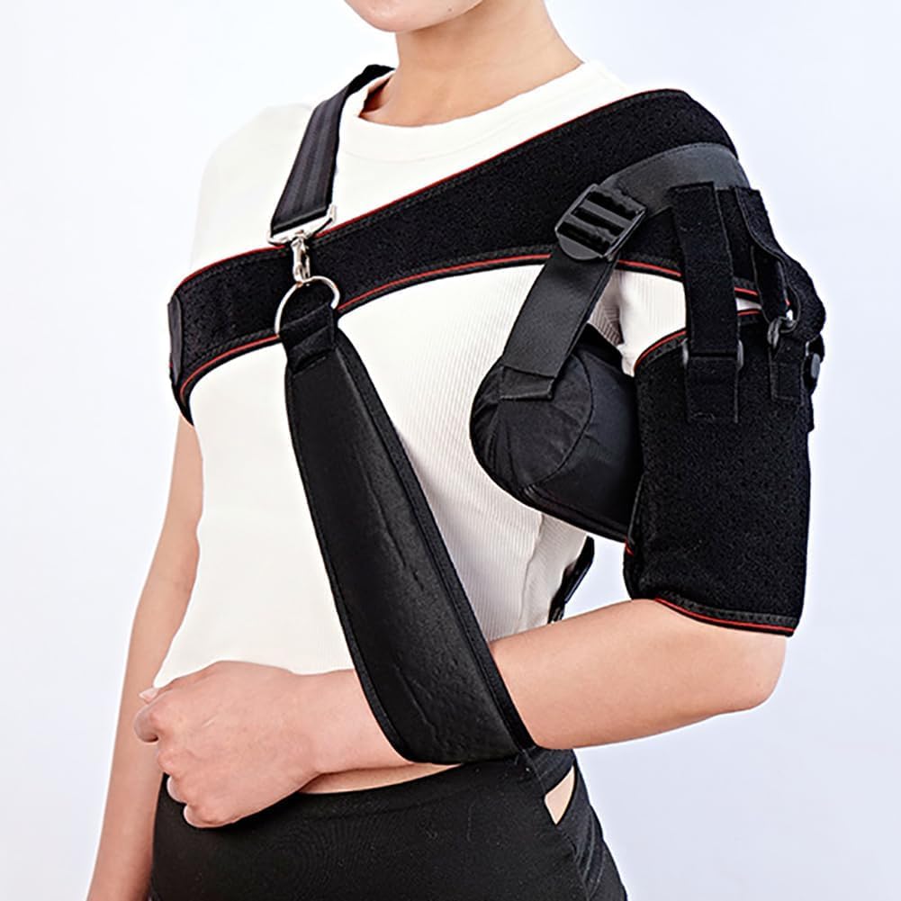 FoRes Rotator Cuff Support Brace Adjustable Tightness Shoulder Curve Design Open Design Shoulder Brace Strap With Detachable Airbag