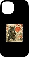 Vista 7 de Pug Samurai Japanese Warrior Costume Sumi-e Art Funny Case for iPhone 16