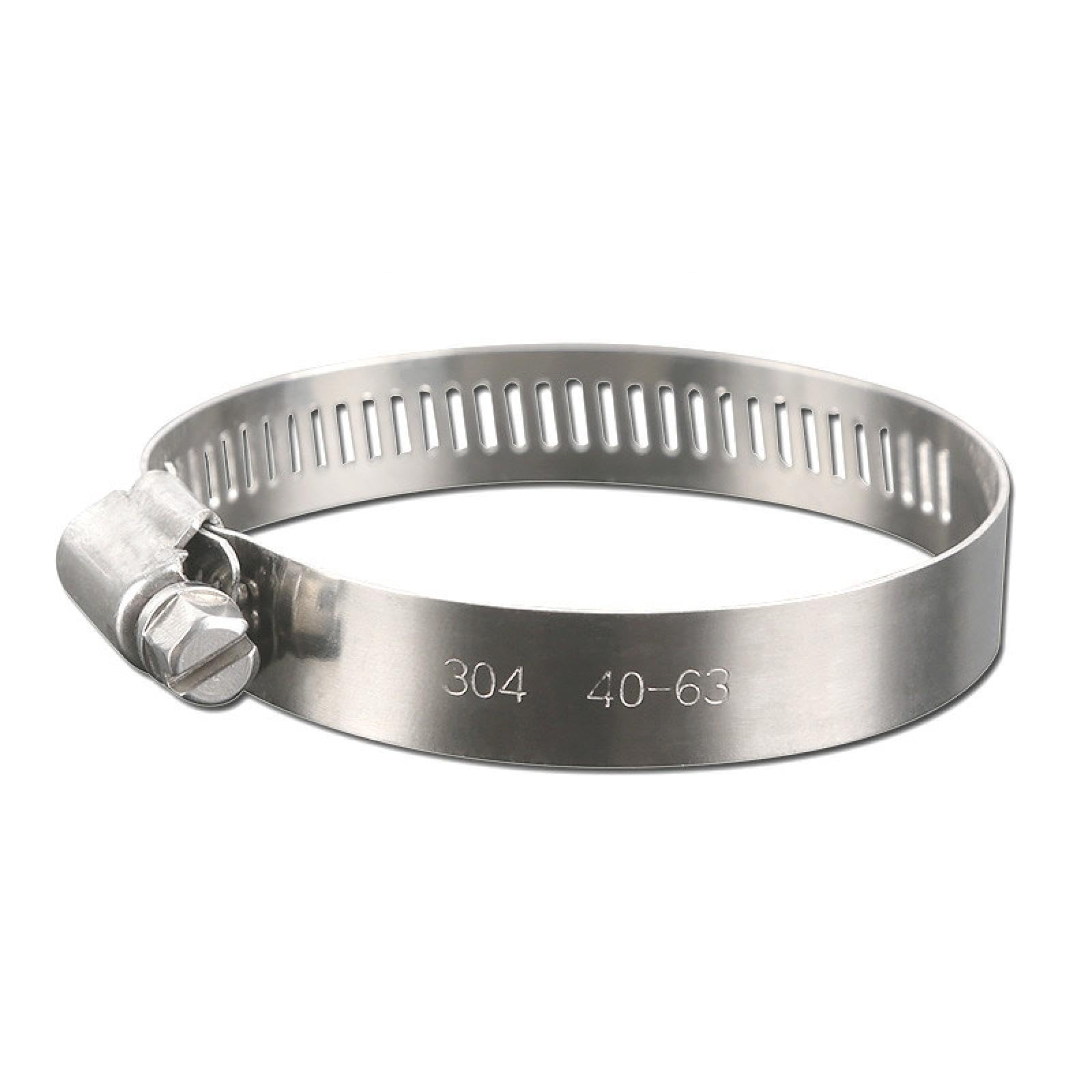 Abrazaderas de manguera de acero inoxidable ajustables de 8 mm a 700 mm para línea de combustible, tamaño sinfín, aros de clip (194-216 mm)