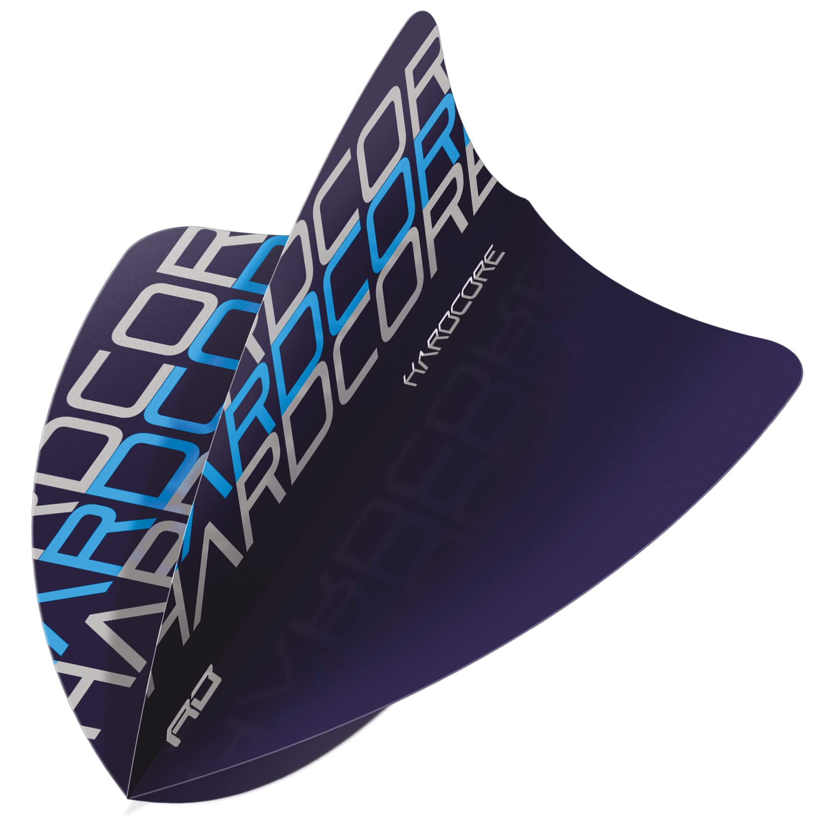 RED DRAGON Freestyle Blue Triple Dart Flights - 3 Sets Per Pack (9 Dart Flights in Total)