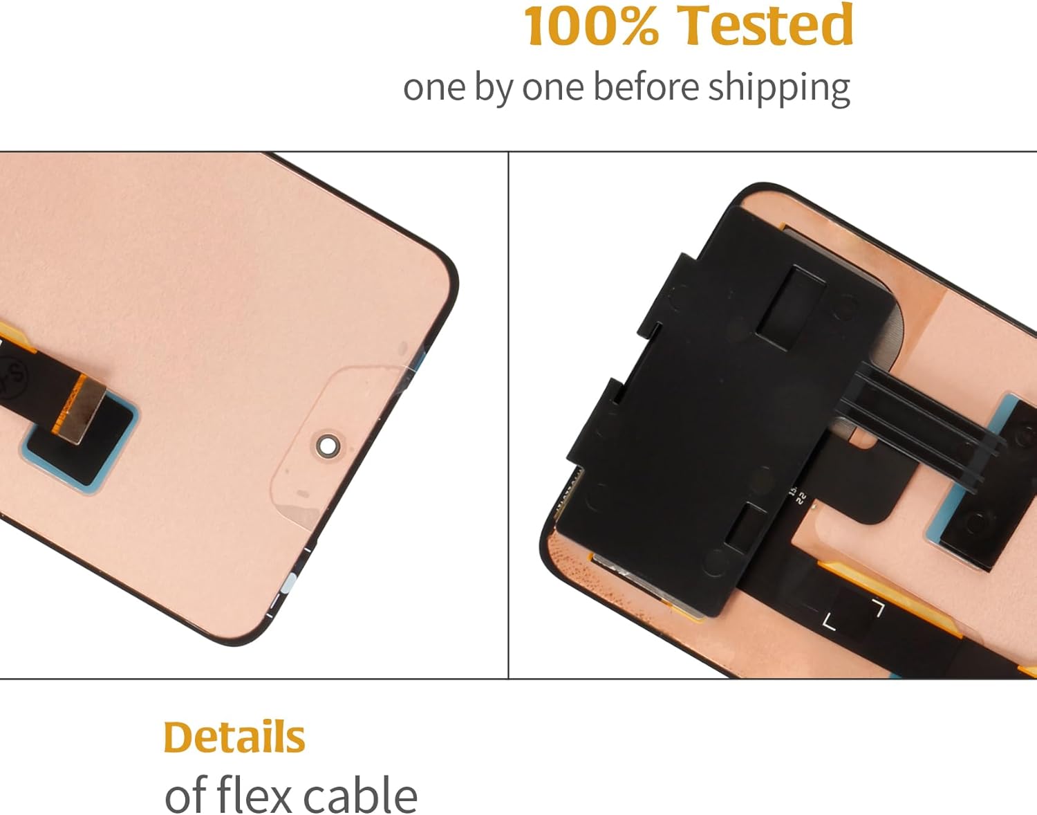 Original OLED LCD for Motorola Moto Edge 2022 OEM LCD Screen Replacement 6.6" XT2205 XT2205-1 XT2205-3 LCD Display Touch Digitizer Screen Assembly with Repair Tools