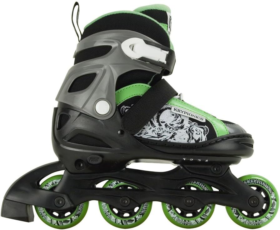 Kryptonics Boys Destroyer Inline Skate, Size 58