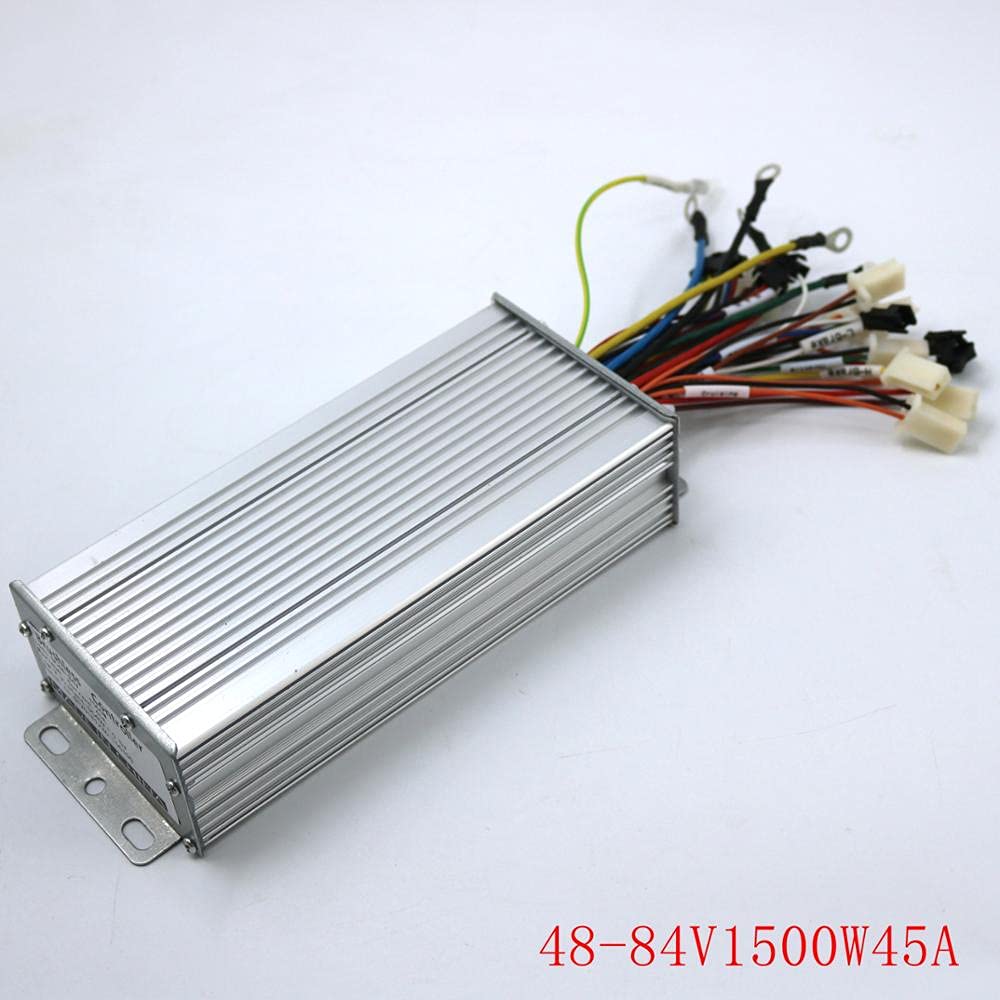 Centralina Monopattino Elettrico 48-84V 1500W 45Max Dual Mode Sensor/Sensorless Brushless DC Motor Controller Driver Bike Elettrico Centralina Bici Elettrica