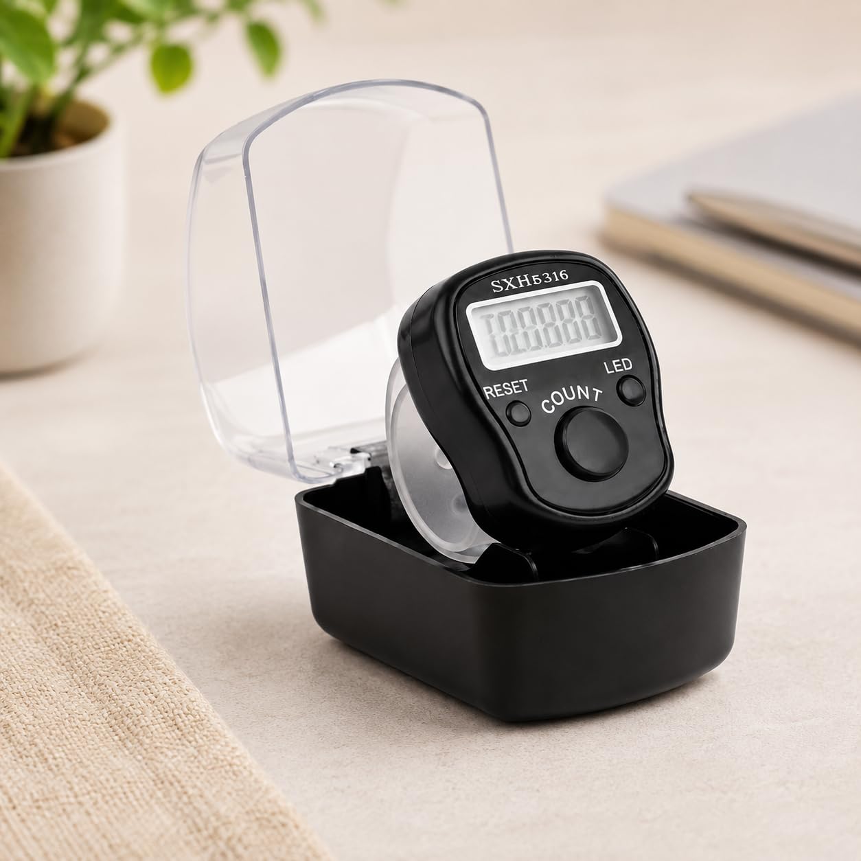 Digital Tasbeeh Hand Tally Counter Finger Ring Digital Counting Machine Counter Tasbeeh & Jaap mala for Counting Purpose with LED (1 Pc - Color Will be Sent as per Availability)-image-18