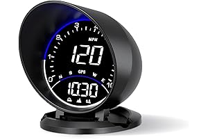 Motorcycle GPS Speedometer HUD Display with Overspeed Alarm