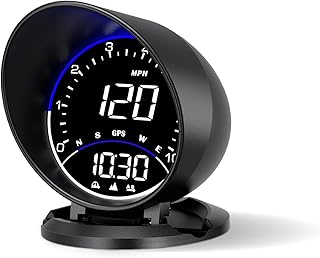Auto GPS Speedometer G6, Car HUD Head Up Display HD Display, Overspeed Alarm for All Vehicle
