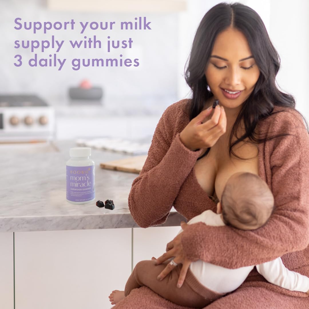 Boobie Bears Lactation Support Gummies | Helps As Milk Supply Booster & Supports Immune Health & Hair Growth | Breastfeeding Supplements with Zinc & Elderberry for Milk Supply Increase, 60 Count - Image 8