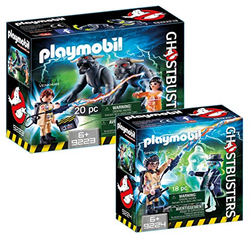 Playmobil Ghostbuster Set: 9223 Venkman + Terror Dogs & 9224 Spengler + Ghost