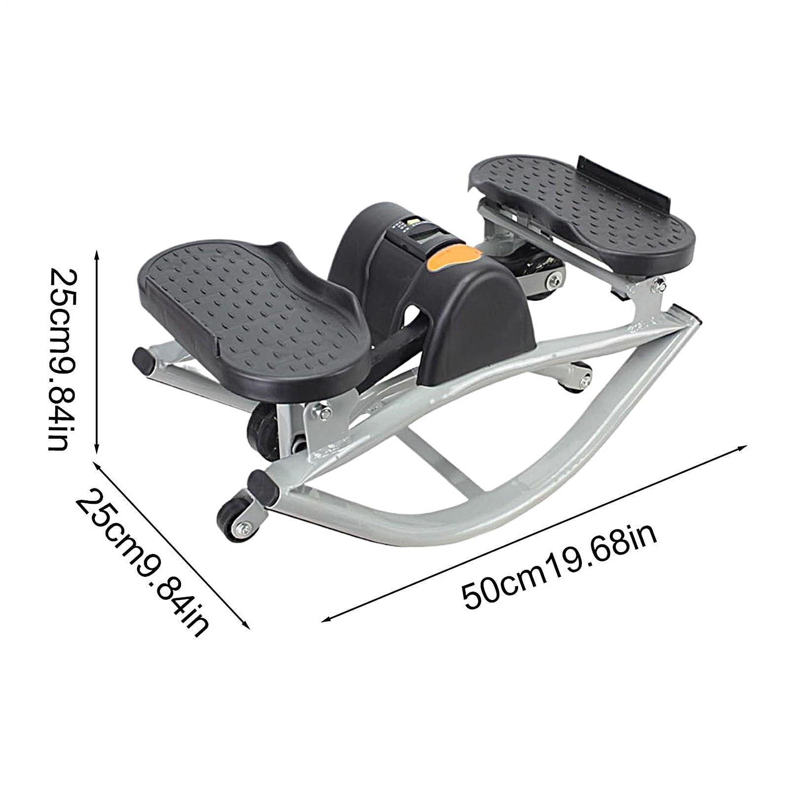 Stepper Rock Attrezzo Portatile Per Gambe Con Banda Elastica | Attrezzatura Per Allenamento Core per Glutei Core Superiore e Inferiore Palestra Interno Esterno Ufficio per