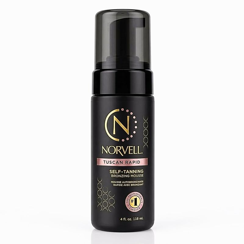 Norvell Tuscan Rapid Mousse autobronzeadora com bronzer, 120 mL