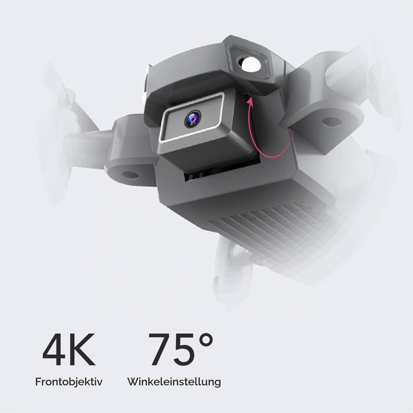 Drohne, KY905 WiFi RC-Drohne, Faltbarer RC-Quadcopter, 4K-HD-Kamera, Multidirektionale Hindernisvermeidung, Flugbahnflug, Höhenhaltung, Gestenfotografie
