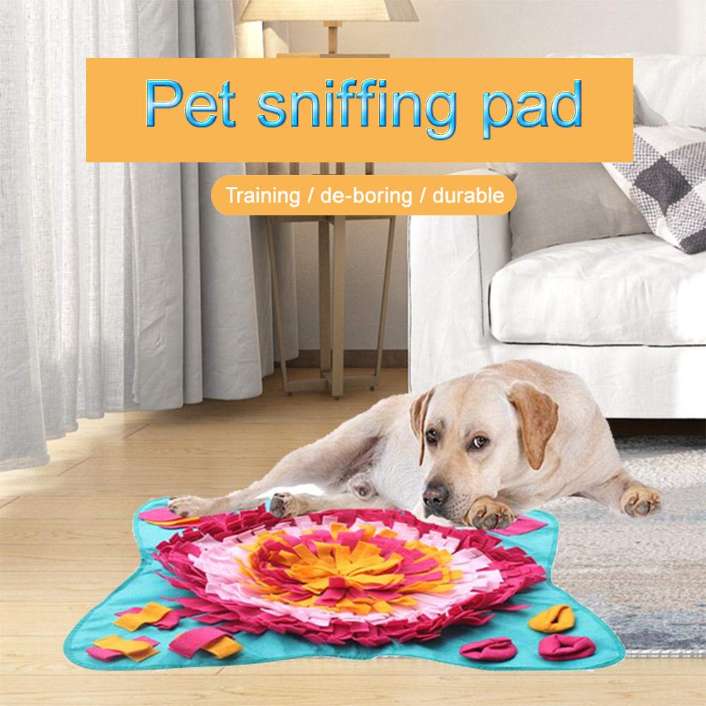 Trainingspads Für Hunde 70X50cm Haustier Hund Nase Arbeitsmatte Schnüffelkissen Katzenmatte Iq Training Spiel Fütterungsmatten Decke Spielzeug Ungiftig Waschbarer Biss 2St