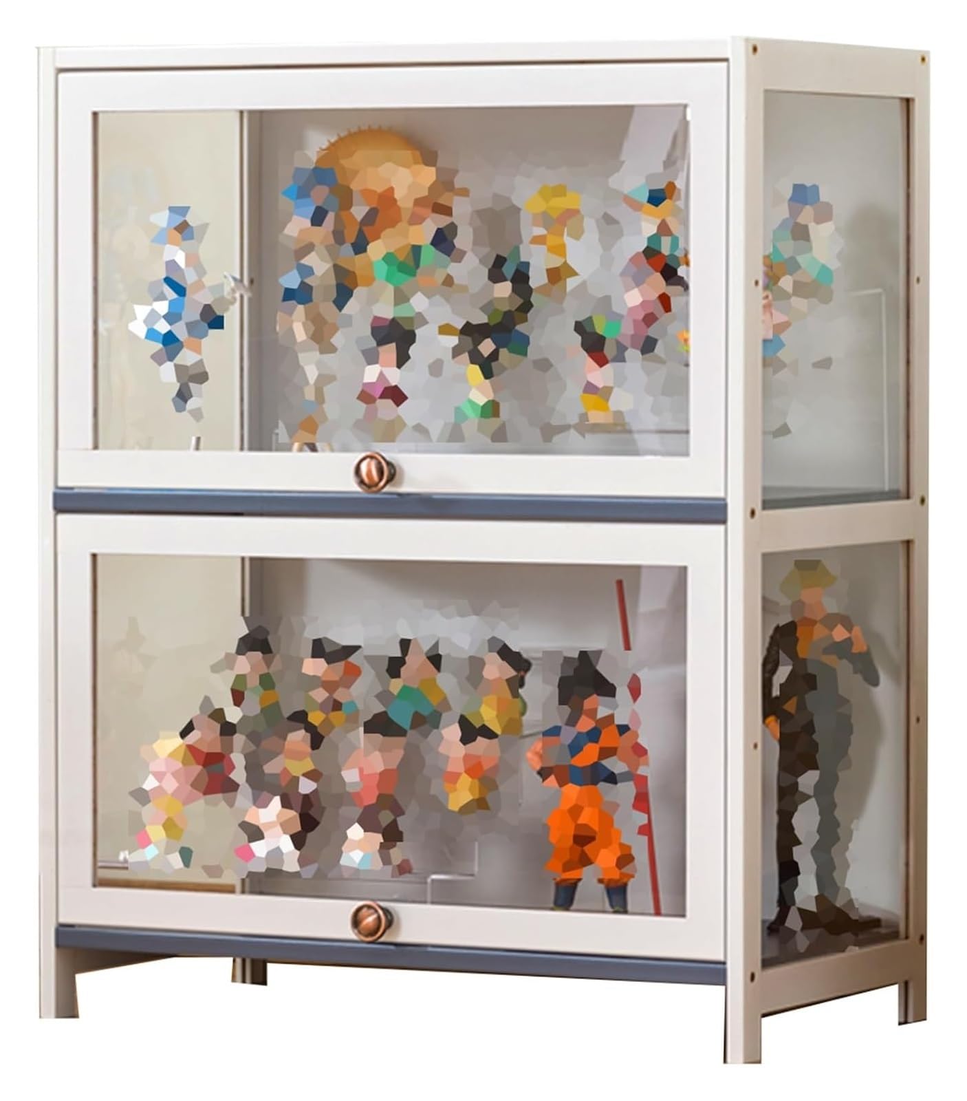 Transparente Estantes Acrílico Vitrina For Colección, Vitrina De Suelo For Sala De Estar Con Puertas Abatibles De Acrílico, Estante Organizador De Almacenamiento De Libros De Juguetes Coleccionables(