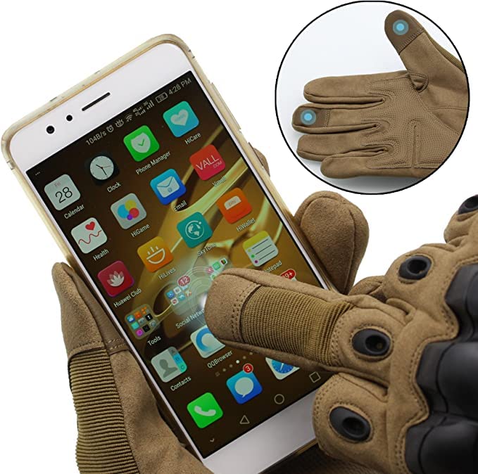 Guanti Moto Unisex Touchscreen - Protezioni Nocche, Finto Scamosciato | Taglia XL - Foto 10