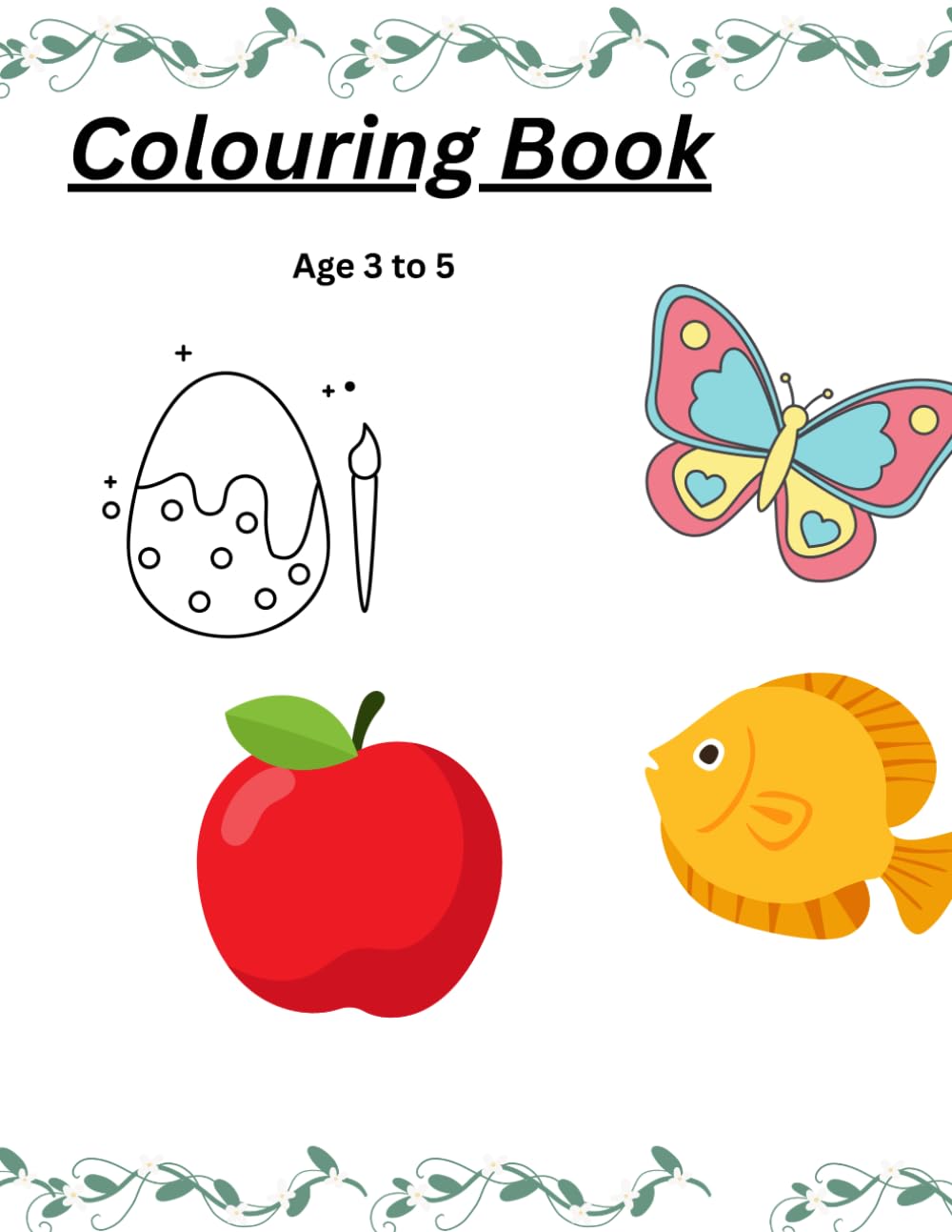 kids colouring book: age 3 to 5