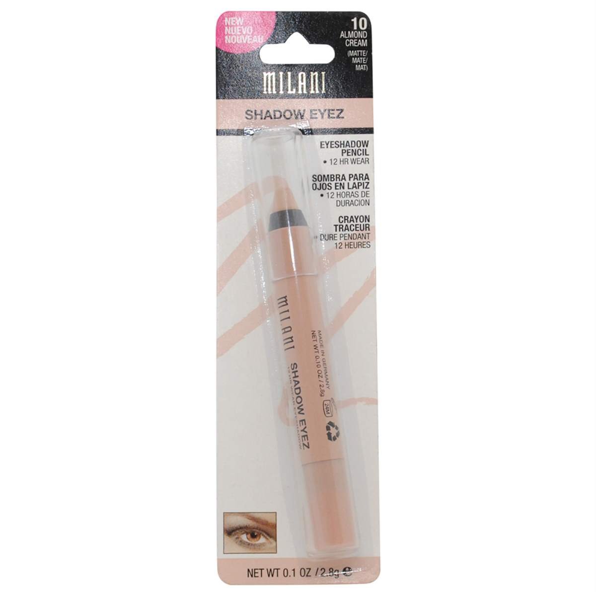 MilaniSHADOW EYEZ EYE SHADOW PENCIL #10 ALMOND CREAM-MATTE-