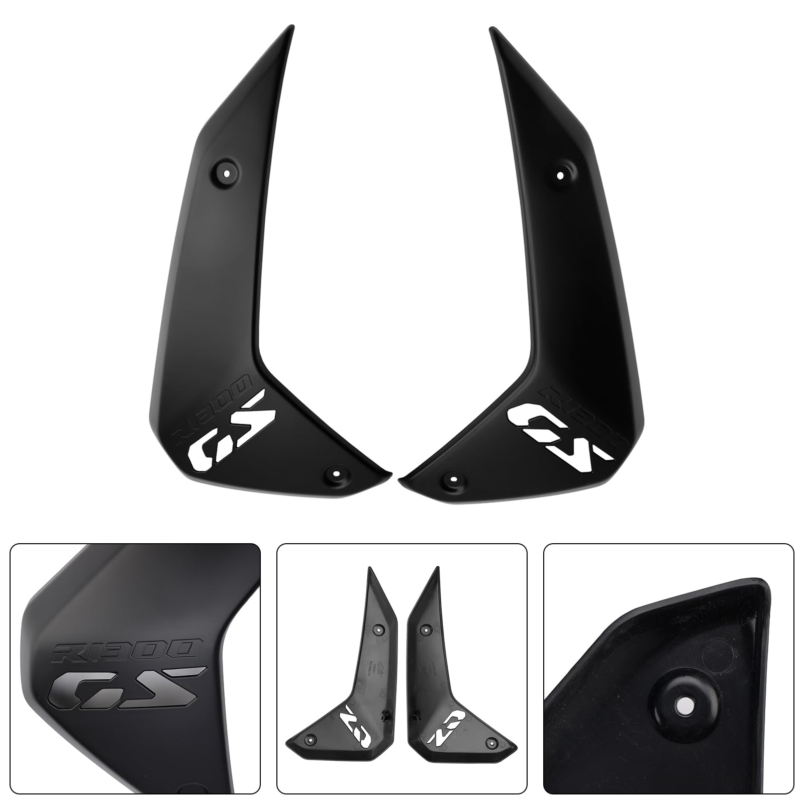 Topteng Carenatura laterale telaio, protezioni radiatore, per BMW R1300GS 2024-2025, nero
