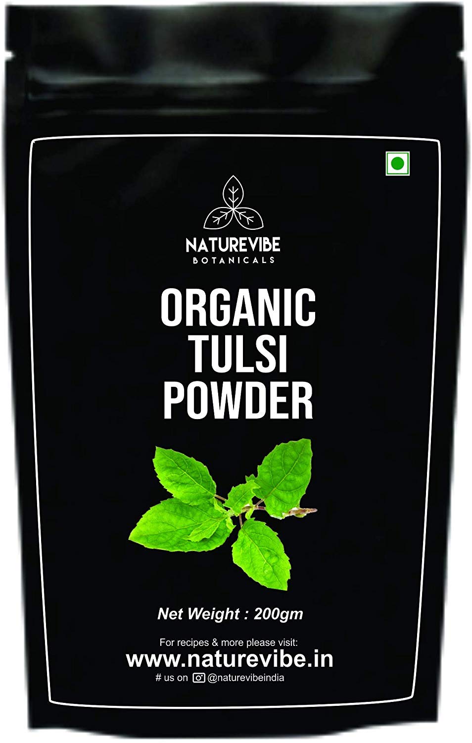 Naturevibe Botanicals Organic Tulsi Powder - 200gm