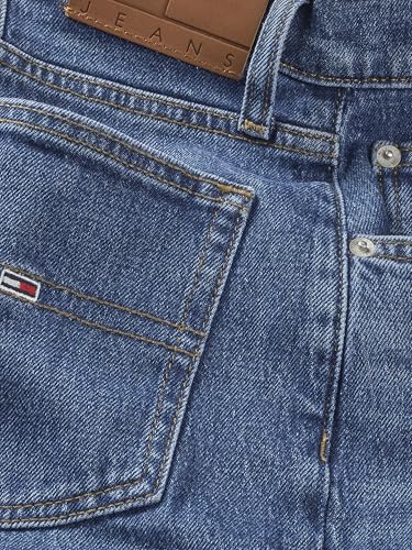 Tommy Jeans Damen Jeans Hose Mom-Fit Tapered Fit, Blau (Denim Dark), 25W/32L – Ansicht 5