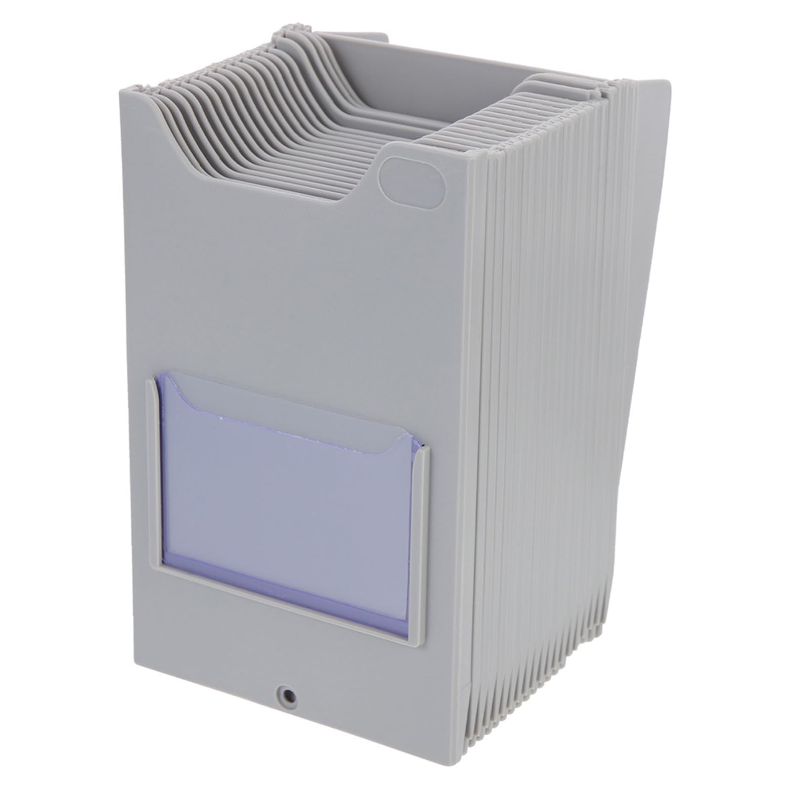 Tarjetero estante de plástico de pared para el control horario en fábricas