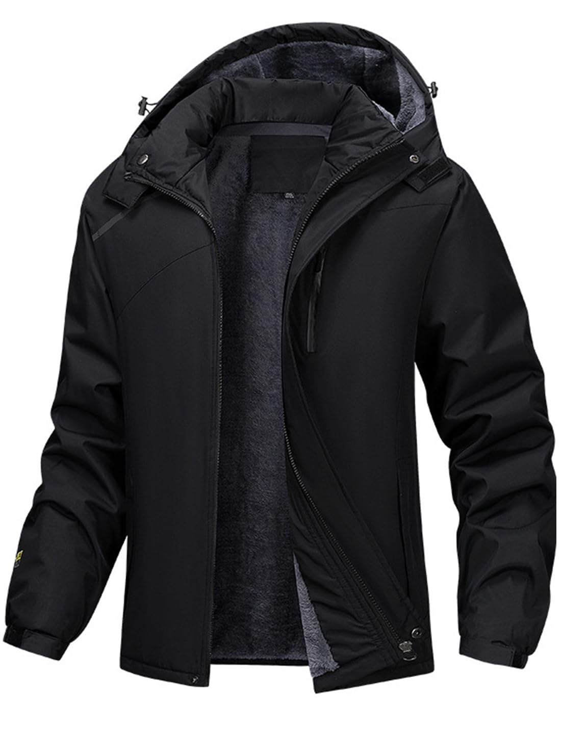 Mens Waterproof Ski Snow Jacket Warm Winter Mountain Rain Jacket Windbreaker Hooded Snowboarding Coat