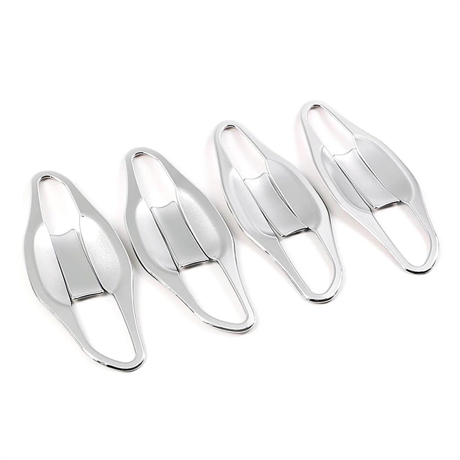 NOHEEU ABS Carbon Fiber Car External Side Door Handle Bowl Catch Cover Protection Trim LHD for Hyundai for Tucson 2015-2020(D)