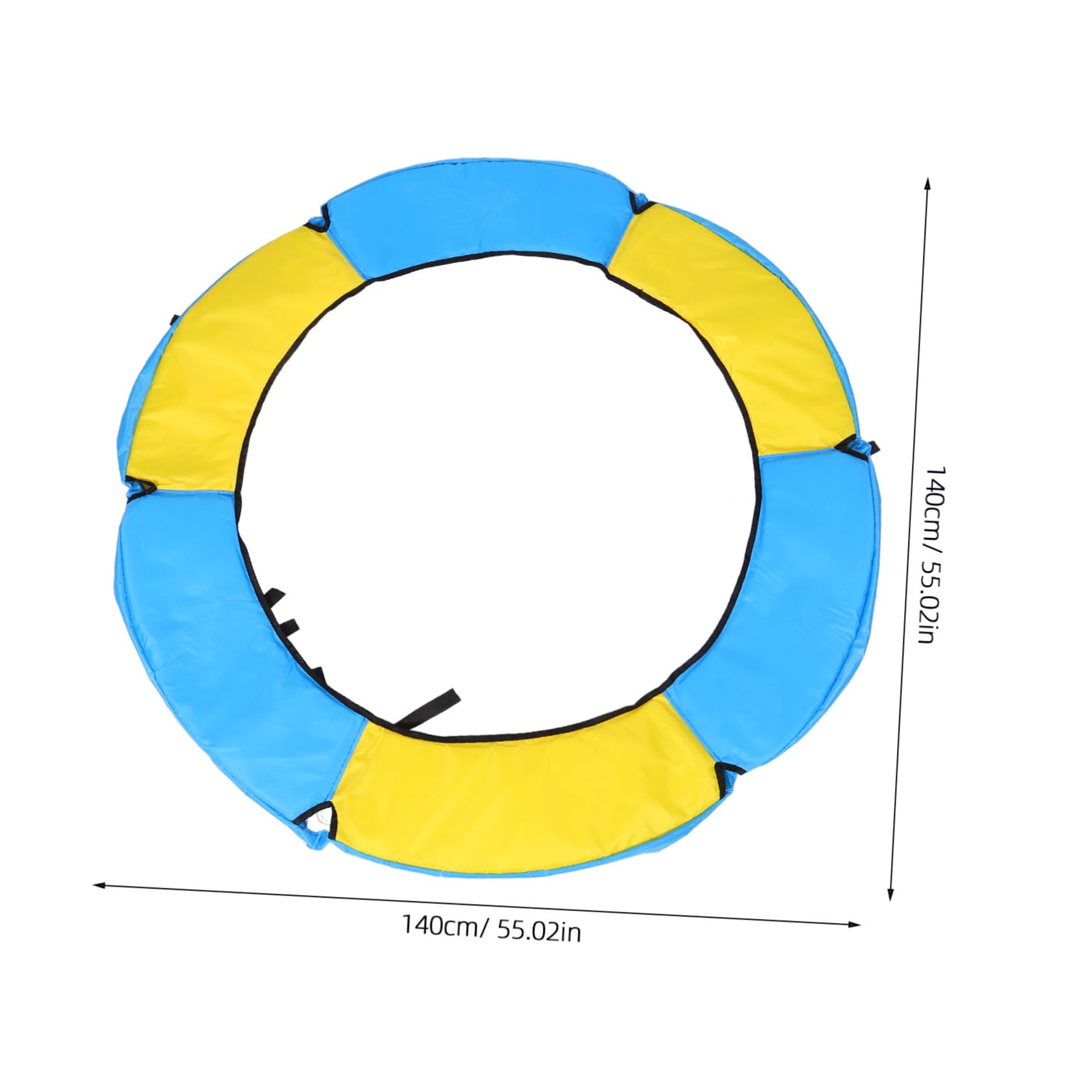 BRIGHTFUFU Trampoline Edge Cover Protective Mat Circle Mat for Trampoline Jumping Bed Replacement Cushion