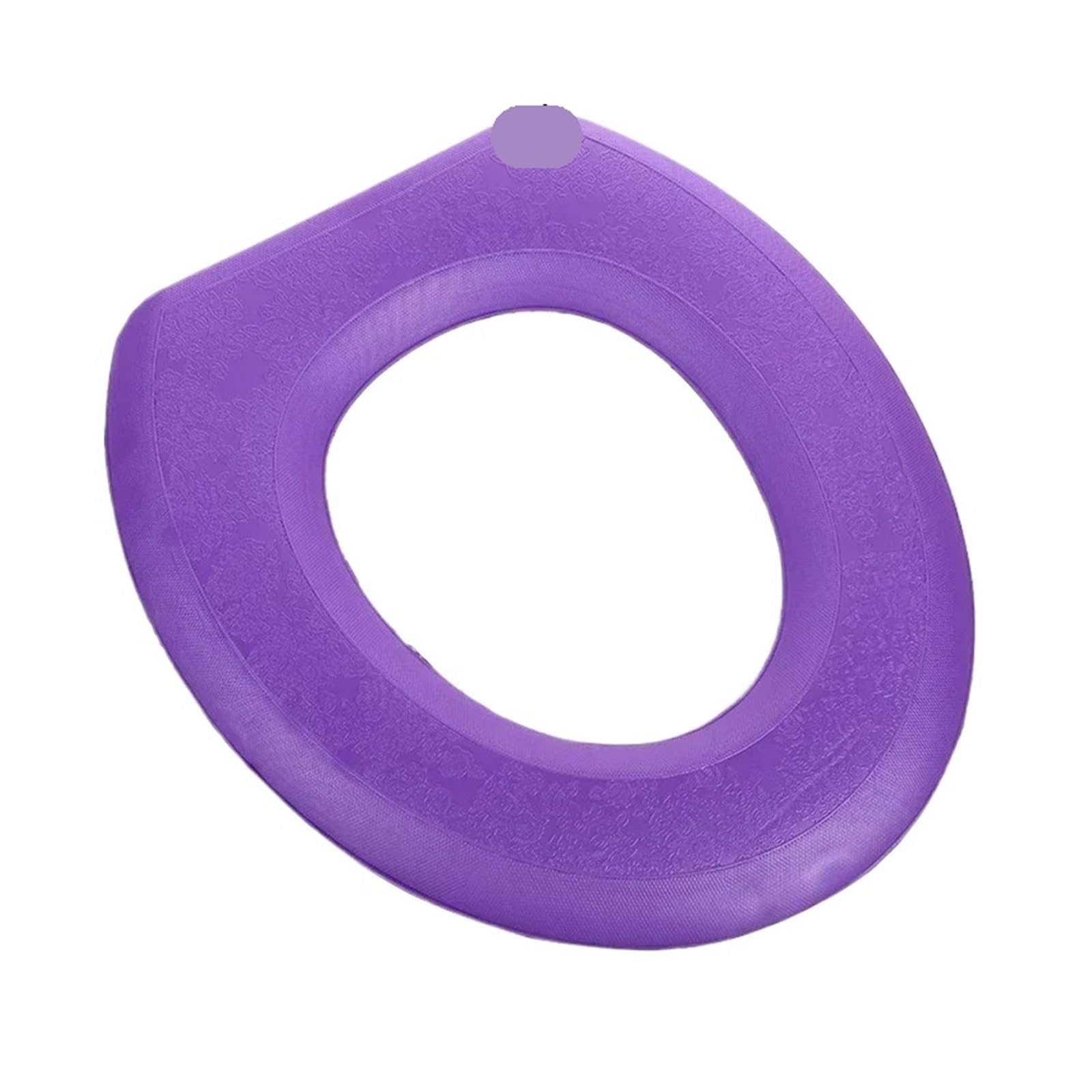 MZSKLW Padded Toilet Seat O-Shape Toilet Seat Cover Keep Warm Pumpkin Pattern Closestool Mat(Purple-1Pcs)