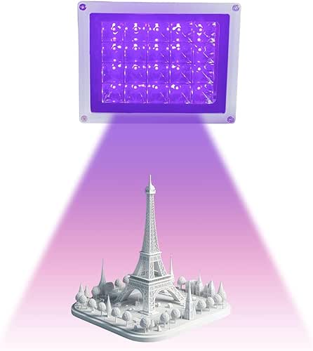 200W Equivalent High-Power UV Curing Light for Resin 3D Printing,