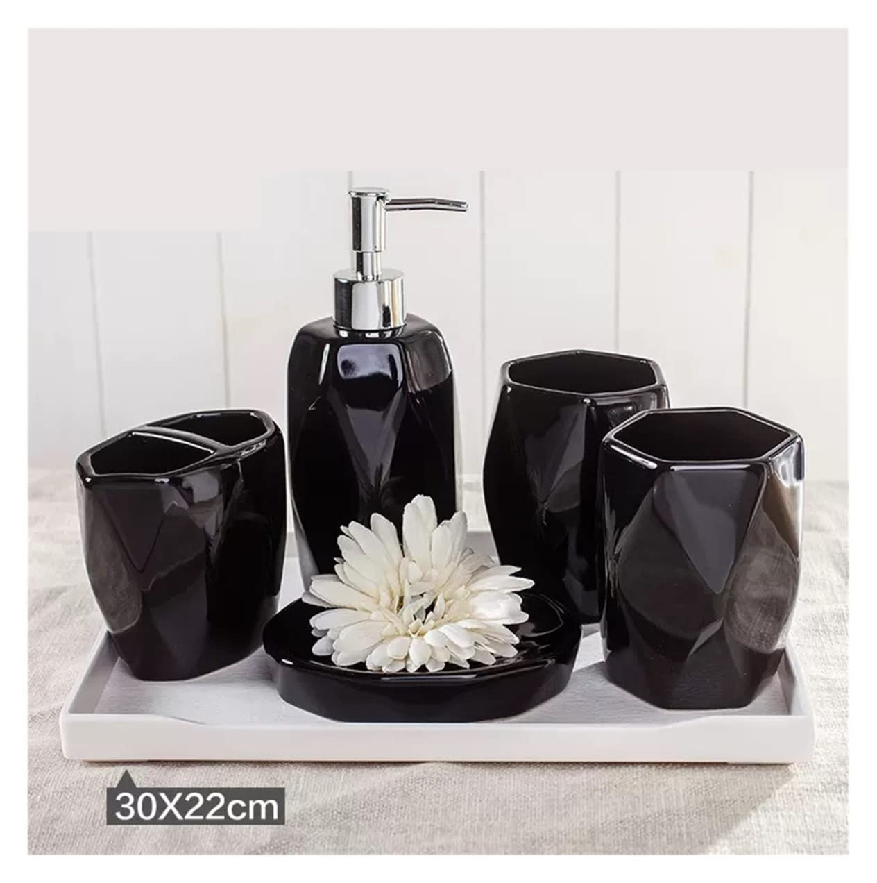 Badzubehör Set Badezimmer Set Bad-Accessoires-Set Badezimmerzubehör Aus Keramik, Kreatives Badzubehör Im Nordischen Stil, Eine Vielzahl Von Farben Als Geschenk Badezimmer Zubehör Set Badezimmerzubehör
