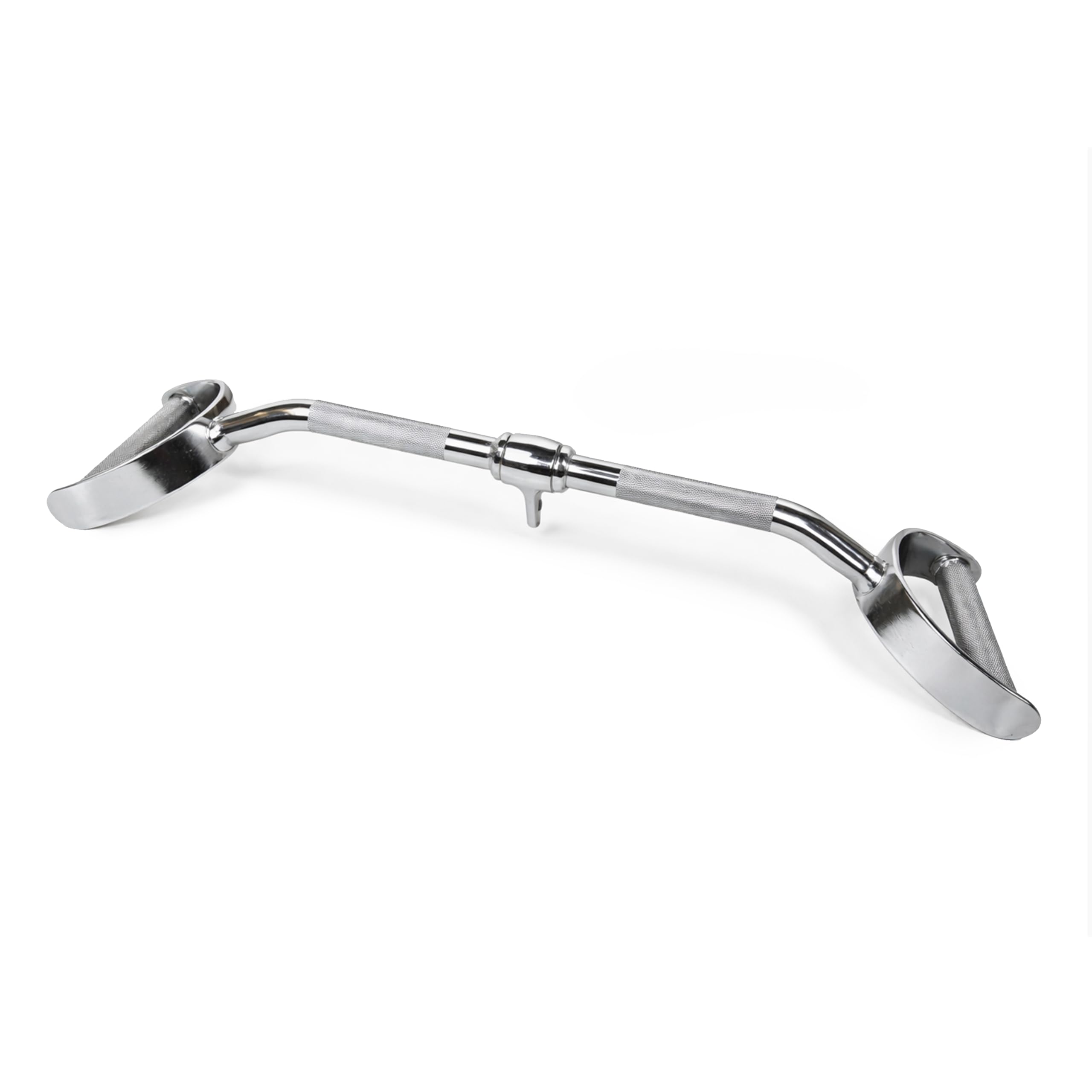 BOOMFIT Barre per LAT Machine e Pulldown in Acciaio Cromato | Presa Larga Media e Multi Posizione per Dorsali Ampi e Schiena | 5 Modelli da 49 a 120 cm con Moschettone Universale | Attacco a moschettone universale a cambio rapido, compatibile con qualsias