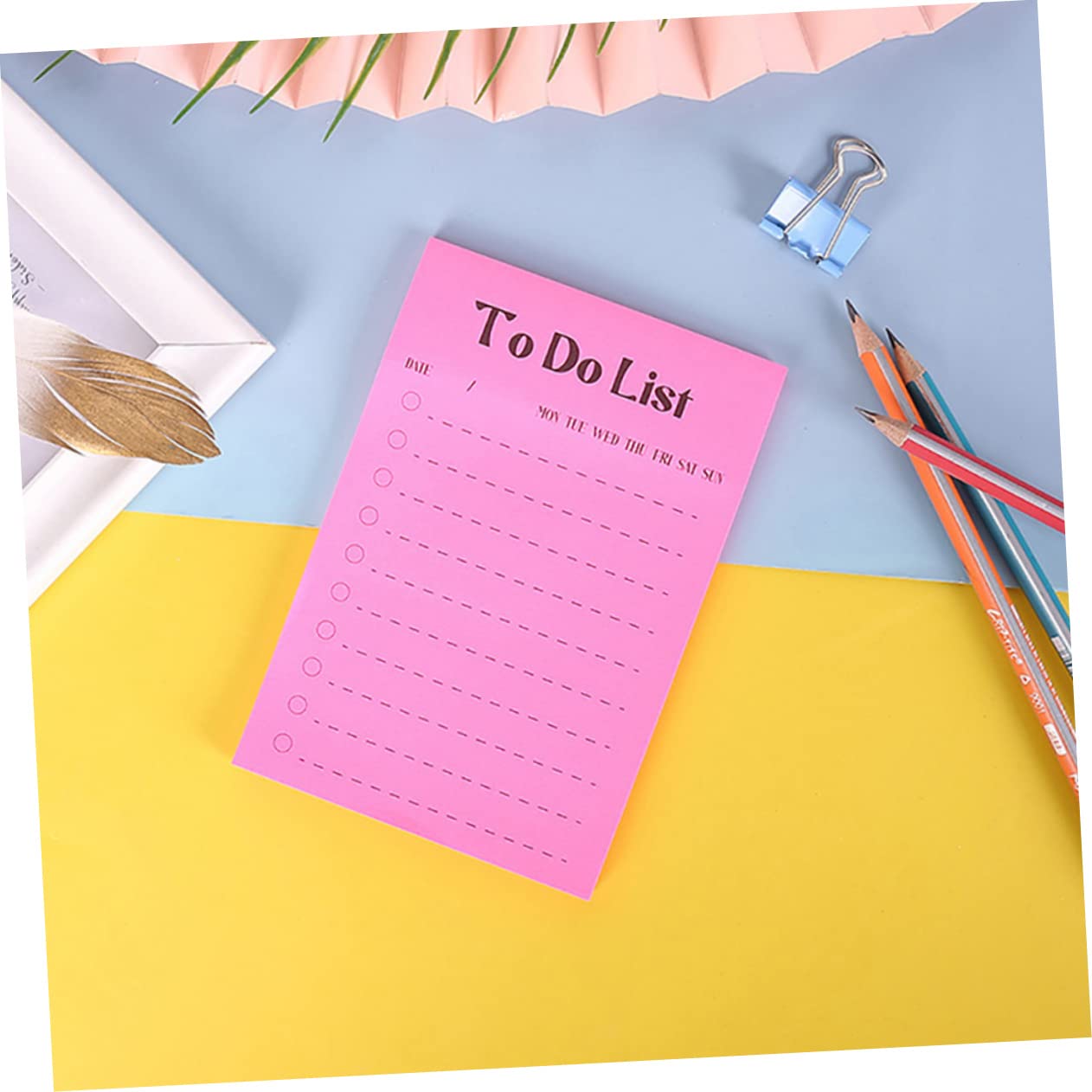 Block Notes Fluorescenti Adesivi Portatili 16 Pezzi Carta Promemoria