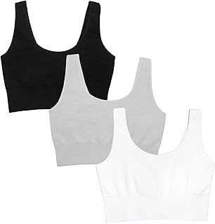 Women's 3-Pack Seamless Full-Coverage Back Smoothing Wireless Bra