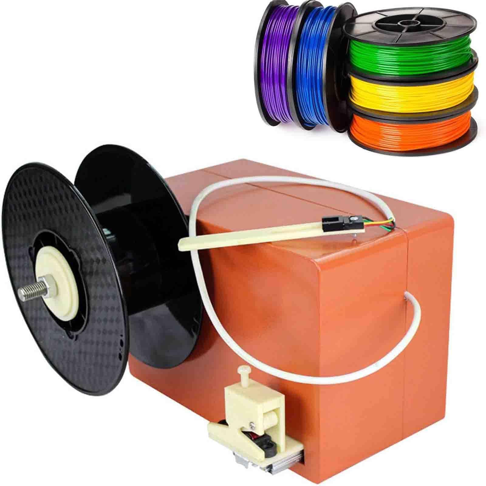 PixCy Estrusore Professionale Filamento 3D 1,75/3mm Doppio Stampo 120w Tavolo FiberWinding