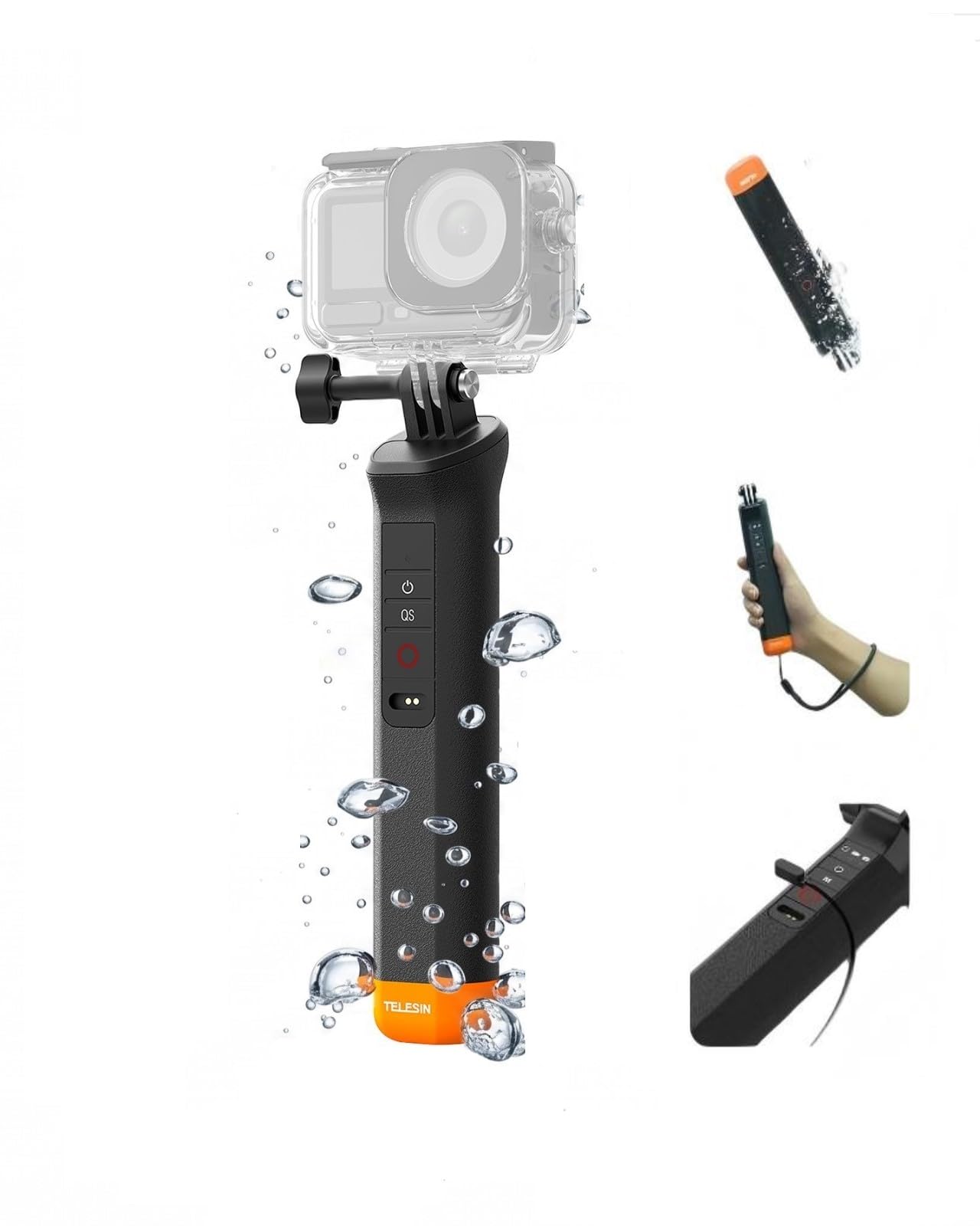 TELESIN Filtro Black Mist 1/4 per DJI Osmo Action 5 Pro/4/3, vetro HD | Vetro ottico HD multistrato | Ammorbidisce pelle e alte luci | Ideale per rapidi cambi di luce | Per i viaggi | Vlog e video