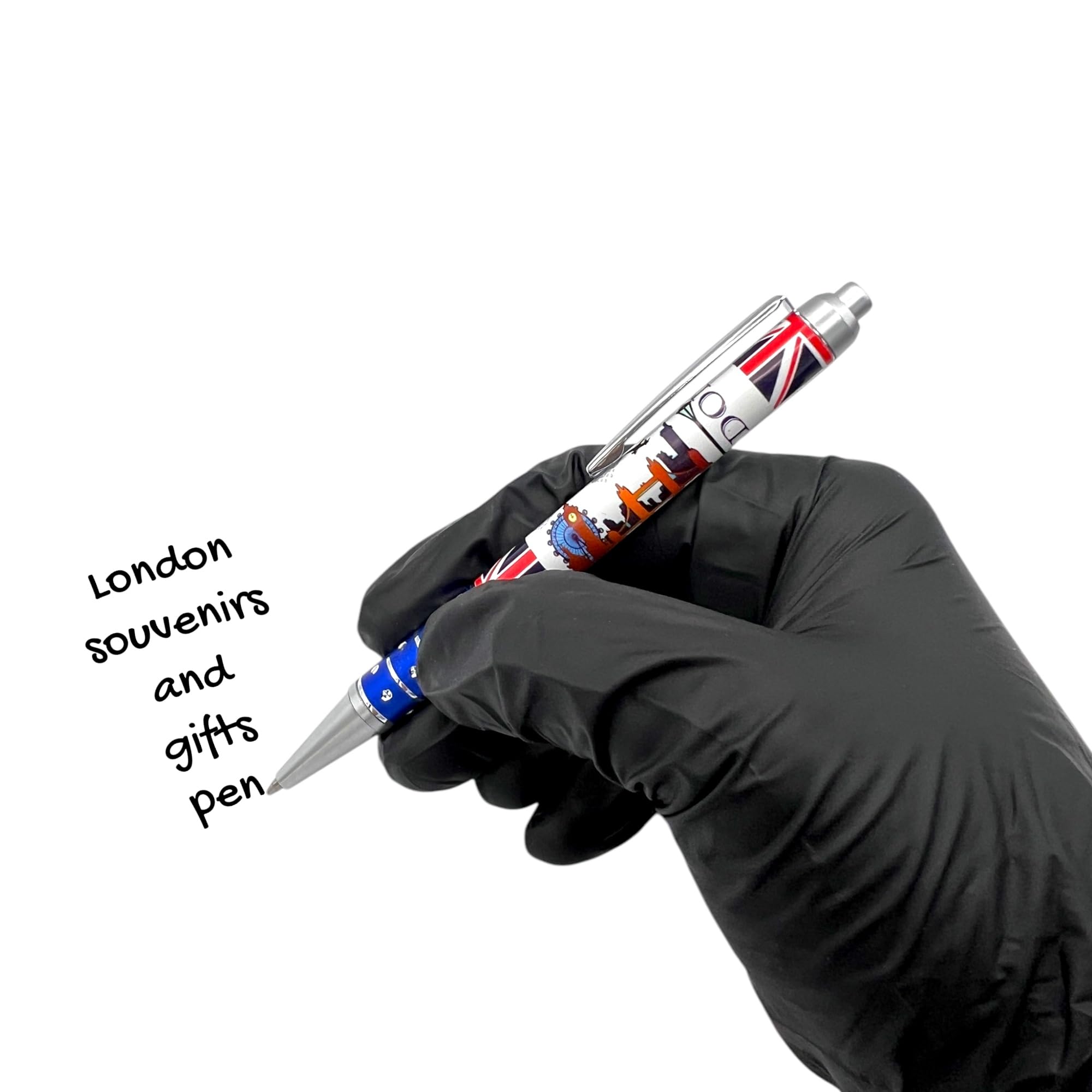 12 X LONDON BRITISH SOUVENIRS CROWN PENS ENGLAND PEN UNION JACK GIFT PEN UK PENS EUR 16,51 - IT - Foto 6