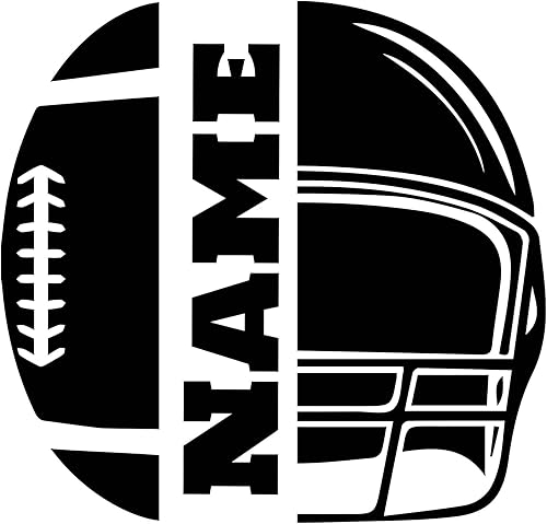 Miniatura 3 de Calcomanía de pared personalizada de fútbol  Adhesivo de media bola y tu nombre  Calcomanías de moda para amantes del fútbol y sala de jugadores