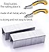 2 Pcs Staple Remover Tool Heavy Duty Staple Puller Upholstery Staple Remover for Office,School and Home