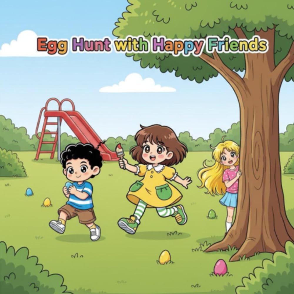 Egg Hunt with Happy Friends: Learning, Laughter, and Friendship in Every Page