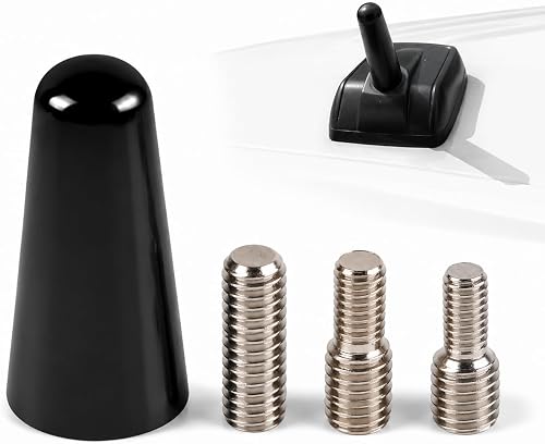 2 in Short Stubby Antenna, Aluminum Car Radio Antenna Replacement