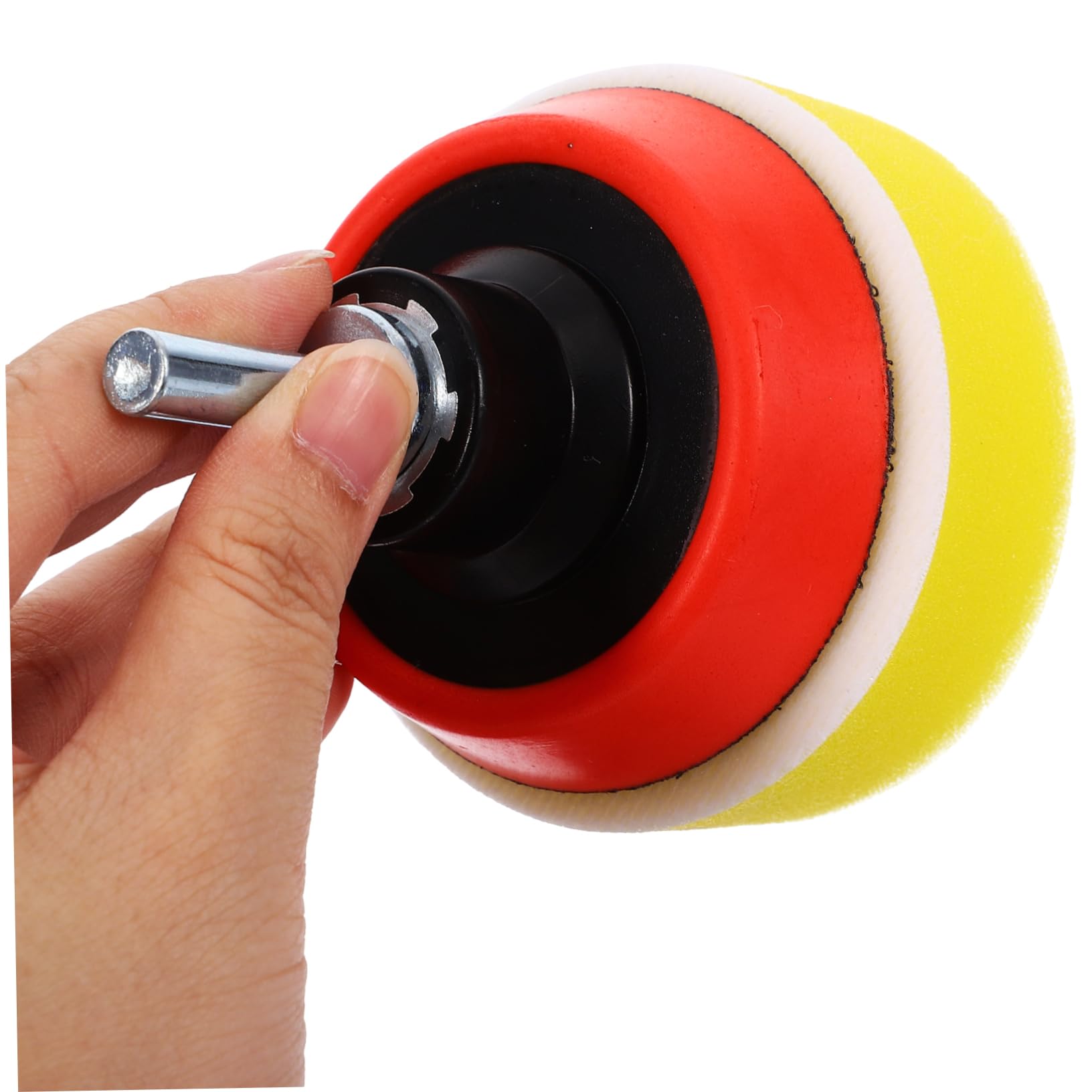 TOPBATHY Tampone Lucidante Per Trapano Di Accessori Per Lucidatura Auto Spugna Robusta Ceratura Piatta Autoadesiva e Ruote Per Pulizia e Cura Dei Mobili