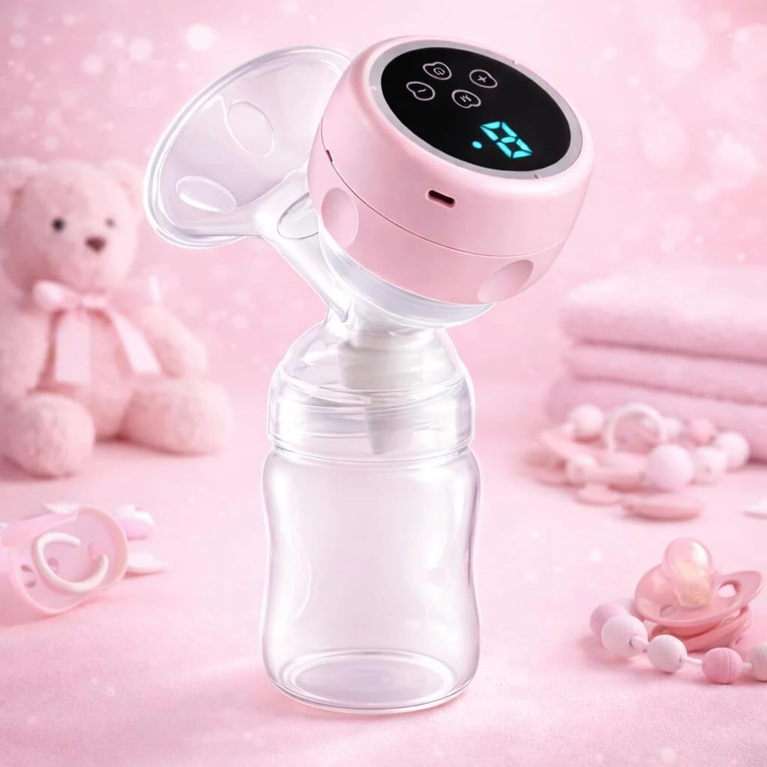 VAMISA Wearable Electric Breast Pump for Mothers – 3 Modes & 9 Suction Levels, Hands-Free Automatic Milk Pump, Rechargeable Battery, BPA-Free, Portable & Quiet Breastfeeding Pump