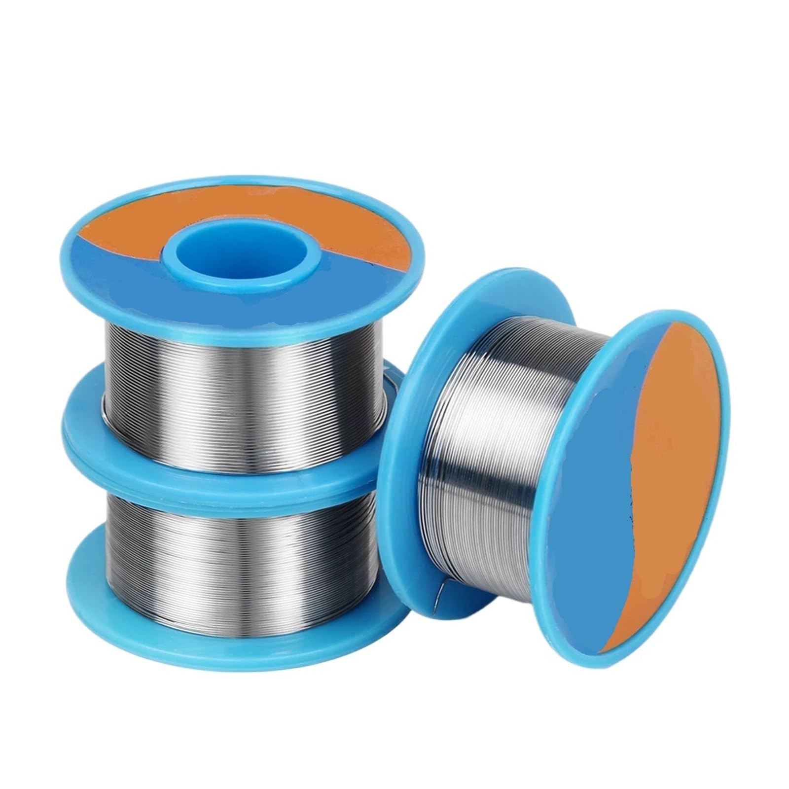 3pcs 40g Mild Rosin Core 183℃ Melting Point 0.2-0.8mm High Purity Solder Wire Welding Flux Iron Cable(0.2mm)