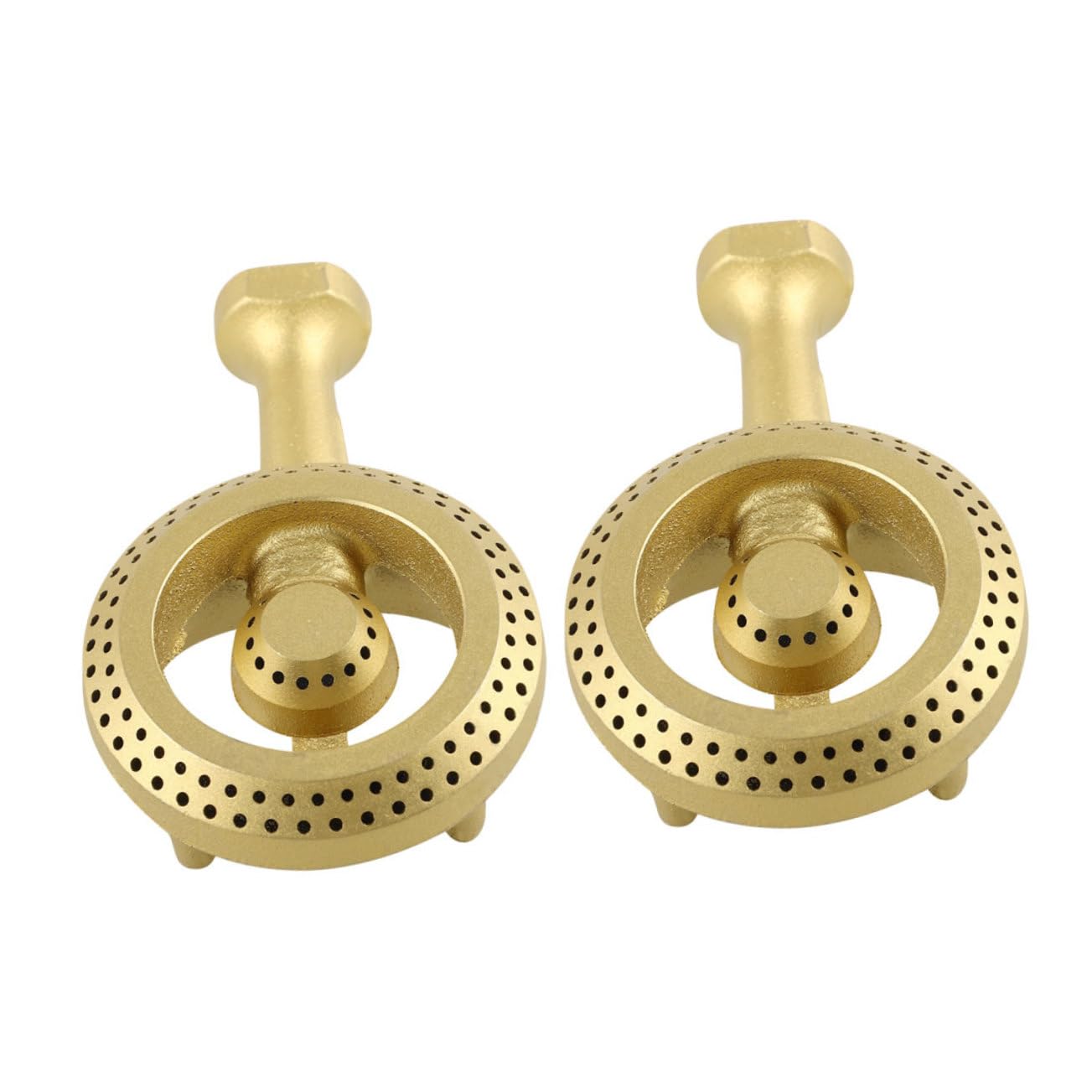 Gatuida Elemento del Bruciatore per Stufa a Gas in Ferro, 2 Pezzi, Distribuzione Uniforme della Fiamma per Cucina Domestica e Ristorazione
